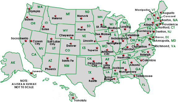 Us Map And States
